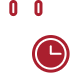 Calendar with clock icon